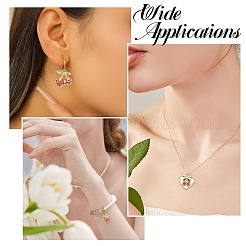 28Pcs 14 Styles Zinc Alloy Rhinestone Fruit Pendants&nbsp;FIND-CJ0004-95