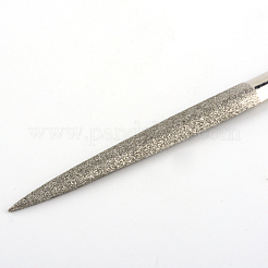 スチール半円形のダイヤモンドファイル  レッド  140x6x2mm&nbsp;TOOL-R098-04