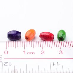 Lead Free Oval Natural Wood Beads&nbsp;X-TB096Y