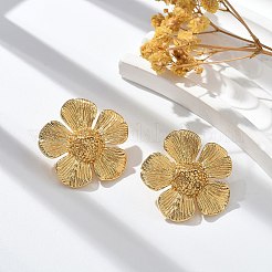304 Stainless Steel Stud Earrings for Women&nbsp;STAS-Z117-04G