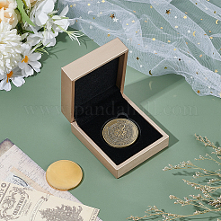 Rectangle PU Imitation Leather Coin Storage Boxes&nbsp;CON-WH0089-145C