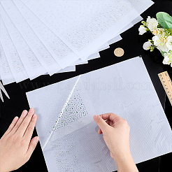 14Pcs Glass Rhinestone HTV Transfer Vinyl Sheets&nbsp;DIY-FG0010-29A