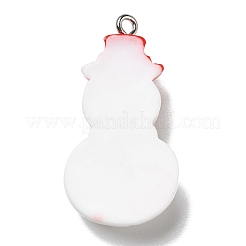 Opaque Resin Pendants&nbsp;RESI-D055-003P