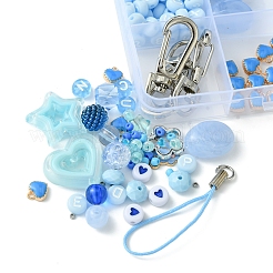 Ocean Color DIY Mobile Phone Strap Making Kit&nbsp;DIY-FS0006-56