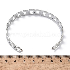 304 Stainless Steel Cuff Bangles&nbsp;BJEW-A160-02P