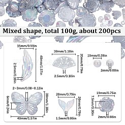 100G Plastic Pendants & Beads & Decoden Cabochons&nbsp;OHAR-SC0002-99B