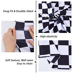 Tartan Pattern Polyester Wedding Arch Cover&nbsp;DIY-WH0750-335A