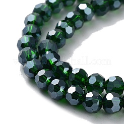 Electroplate Glass Bead Strands&nbsp;EGLA-R015-6mm-17