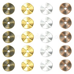 Tibetan Style Alloy Wavy Spacer Beads&nbsp;PALLOY-CJ0001-53-NR