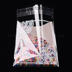レクタングルセロハンのOPP袋  ピンク  13.6x9.7cm  一方的な厚さ：0.035mm  インナー対策：10.5x9.7のCM  約95~100個/袋&nbsp;OPC-L001-11B