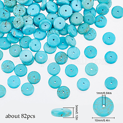 1 Strand Natural Howlite Beads Strands&nbsp;TURQ-SC0001-24