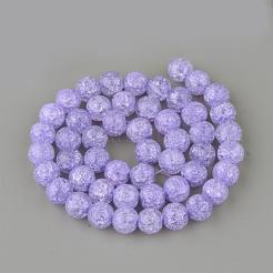 Synthetic Crackle Quartz Beads Strands&nbsp;GLAA-S134-10mm-15