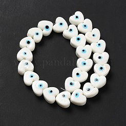 Handmade Evil Eye Lampwork Beads Strands&nbsp;LAMP-E023-07A-01
