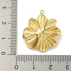 304ステンレスペンダント  absプラスチックパール  蓮の葉のチャーム  14KGP本金メッキ  25x23x6mm  穴：1.4mm&nbsp;STAS-L022-434G