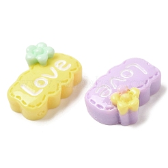 Cartoon Opaque Resin Cabochons&nbsp;X-RESI-C039-01F