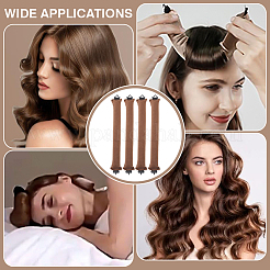 革の髪を編むツール  女性のための DIY ヘアスタイリングツールキット  サドルブラウン  495x485x0.5mm&nbsp;DIY-WH0591-347