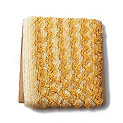ポリエステル カーテン レース トリマー リボン  ポリエステルレーストリム  刺繍 古代漢服 レース リボン  ゴールド  1-5/8インチ（42mm）  約27.34ヤード（25m）/バッグ&nbsp;DIY-WH0292-85C