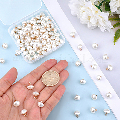 プラスチックペンダント100個  フラットラウンド  合金パーツ  ライトゴールド  11x10mm  穴：1.6mm&nbsp;FIND-CY0001-51