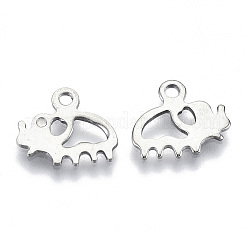 Non-Tarnish 201 Stainless Steel Charms&nbsp;STAS-R116-028