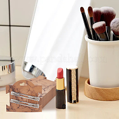 長方形の紙のヘアクリップディスプレイカード  ヘアアクセサリー用品  キャメル  大理石模様  9.1x10x0.03cm  穴：8.5x19.5mm&nbsp;CDIS-WH0027-04A-02