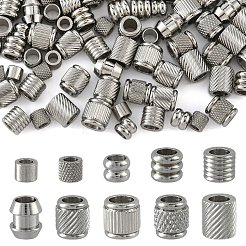 100Pcs 10 Styles Stainless Steel Beads&nbsp;STAS-YW0002-84