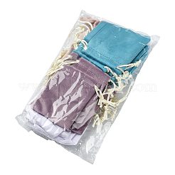 20Pcs 4 Colors Velvet Jewelry Drawstring Storage Pouches&nbsp;FB-FSEC6E-01