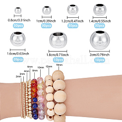 150Pcs 7 Styles UV Plating Electroplating ABS Beads&nbsp;KY-PH0002-44