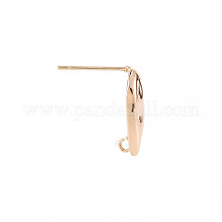 Brass Earring Findings&nbsp;KK-S356-441-NF