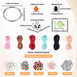 DIY Letter Acrylic Keychain Making Kits&nbsp;DIY-SC0029-39C