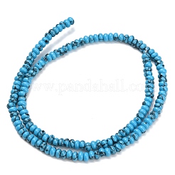 Synthetic Turquoise Beads Strands&nbsp;G-L635-A10-4x2mm-01
