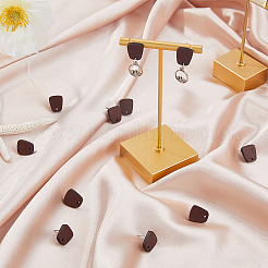 60Pcs Wood Stud Earrings Finding&nbsp;EJEW-FI0003-33C