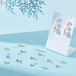 150Pcs Iron Stud Earring Findings&nbsp;STAS-UN0063-55G