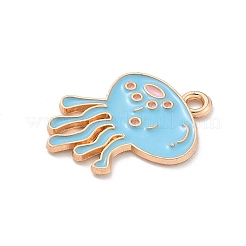 Alloy Enamel Pendants&nbsp;ENAM-A008-36KCG-01