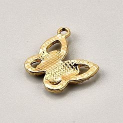 Alloy Black Enamel Pendants&nbsp;FIND-TAC0011-124G