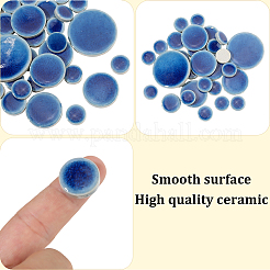 200G Round Porcelain Cabochons&nbsp;PORC-SP0001-16