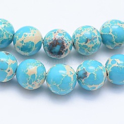 Synthetic Imperial Jasper Beads Strands&nbsp;G-F531-6mm-H04
