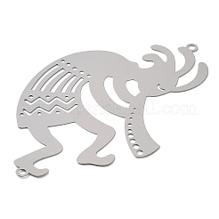 Non-Tarnish 201 Stainless Steel Connector Charms&nbsp;STAS-K257-28P