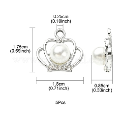 Alloy Crystal Rhinestone Pendants&nbsp;ALRI-YW0001-09
