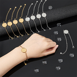 DIY Blank Dome Bracelet Making Kit&nbsp;DIY-UN0004-98