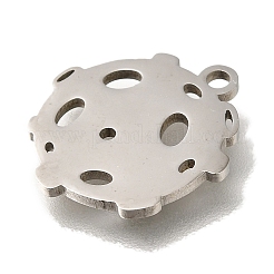 ステンレスペンダント201個  セルチャーム  ステンレス鋼色  15.5x14x1mm  穴：1.5mm&nbsp;STAS-R136-29P