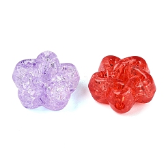 Transparent Crackle Acrylic Beads&nbsp;OACR-Q203-03