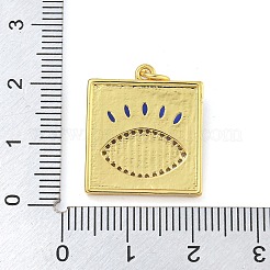 Rack Plating Brass Micro Pave Cubic Zirconia Pendants&nbsp;KK-G513-76A-08G