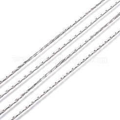 変色しにくい304ステンレススチール製ボストンリンクチェーン  溶接されていない  ステンレス鋼色  1mm&nbsp;CHS-I005-04P
