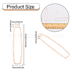 20Pcs Alloy Open Back Bezel Big Pendants&nbsp;FIND-CA0008-87RG