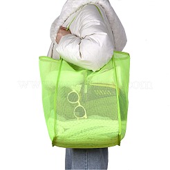 2Pcs 2 Colors Polyester Mesh Beach Bag&nbsp;ABAG-SZ0001-18B