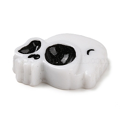 Skull Halloween Opaque Resin Decoden Cabochons&nbsp;RESI-R446-01K