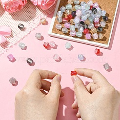 72Pcs 9 Colors Transparent Resin Beads&nbsp;RESI-CJ0004-61