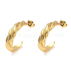 304 Stainless Steel Stud Earrings for Women&nbsp;EJEW-K333-30G