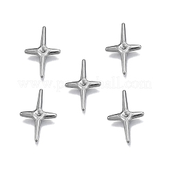 Tarnish Resistant 201 Stainless Steel Cabochon Rhinestone Settings&nbsp;STAS-N099-22