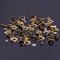 304 Stainless Steel Stud Earring Components&nbsp;STAS-PH0004-09